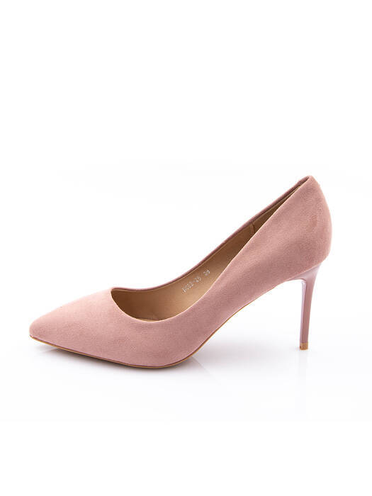 Туфлі жіночі рожеві екозамша каблук шпилька демісезон від виробника BM